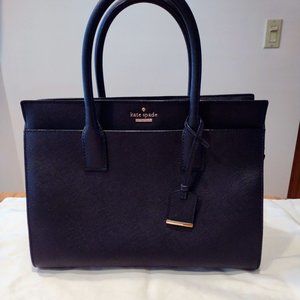 Kate Spade NY Cameron Street Candace Satchel Leather Black preppy business